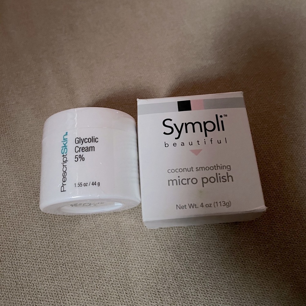Prescriptiskin Glycolic Cream and Sympli